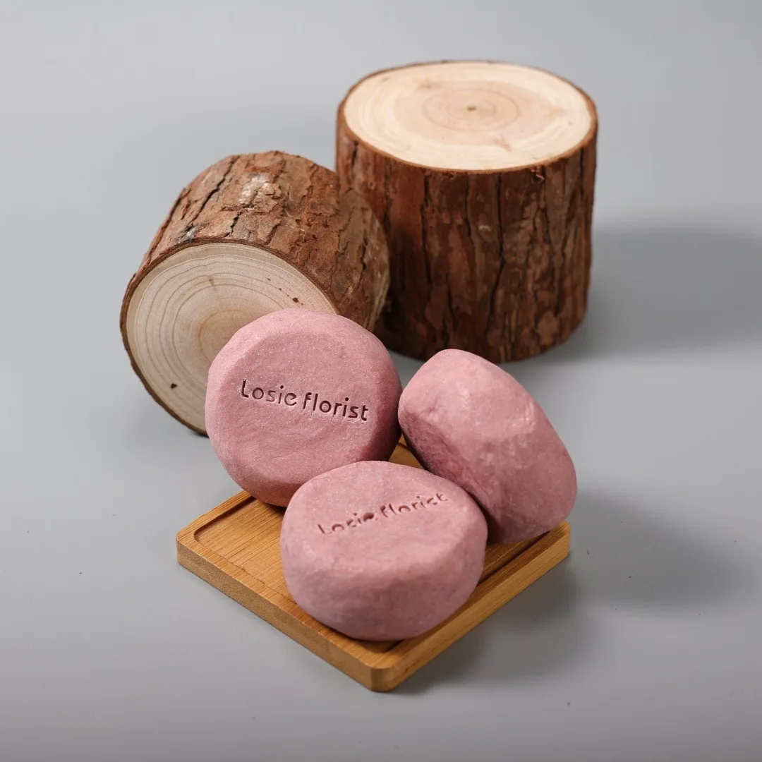 Roselle & Aged Tangerine Peel Artisan Polishing Facial Soap Bar — artisan product image by Ginkgoods