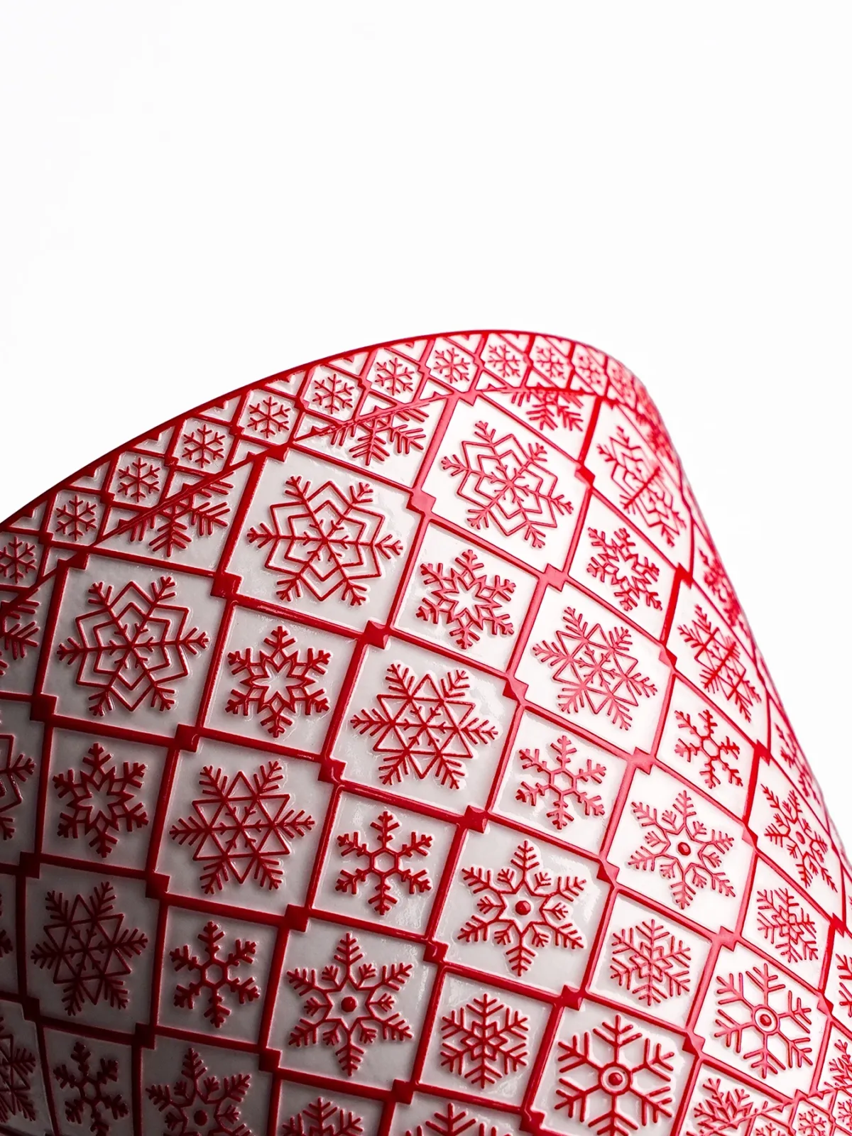 Snowflake Relief Ceramic Coffee Mug