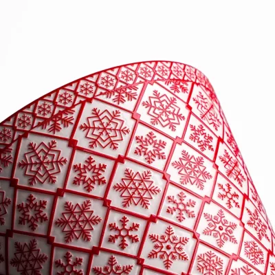 Snowflake Relief Ceramic Coffee Mug