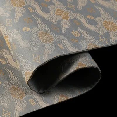 Song Brocade Jacquard Table Runner - artisan textile table runner by Ginkgoods image 5