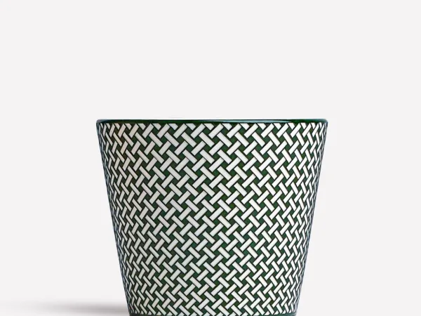 Woven Pattern Relief Ceramic Coffee Mug - handcrafted ceramic coffee mug by Ginkgoods